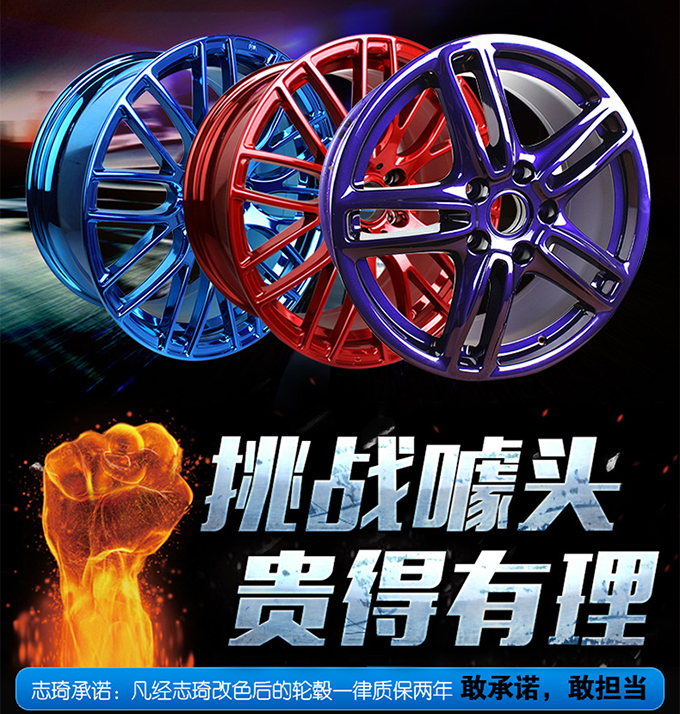 汽車輪轂永久改色哪里可以做